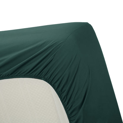 Ambiante Topper Fitted Sheet - Cotton - Dark Green