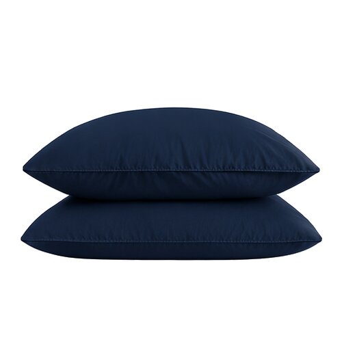 Ambiante Kussensloop - Donker Blauw - 60x70 (set a 2)