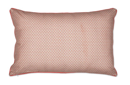 Pip Studio Jabali Flower Quilted Decorative Cushion - Coral Red