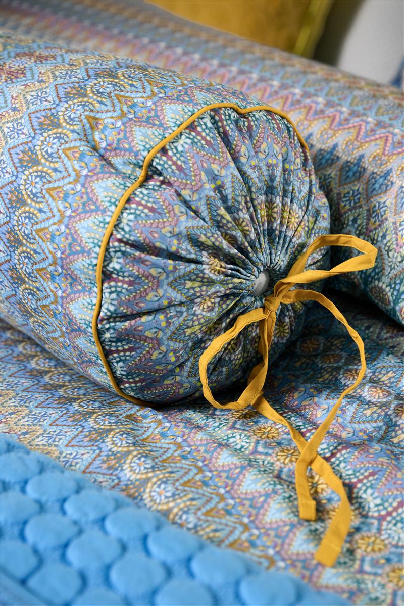 Pip Studio Ashanti Roll Decorative Cushion - Blue