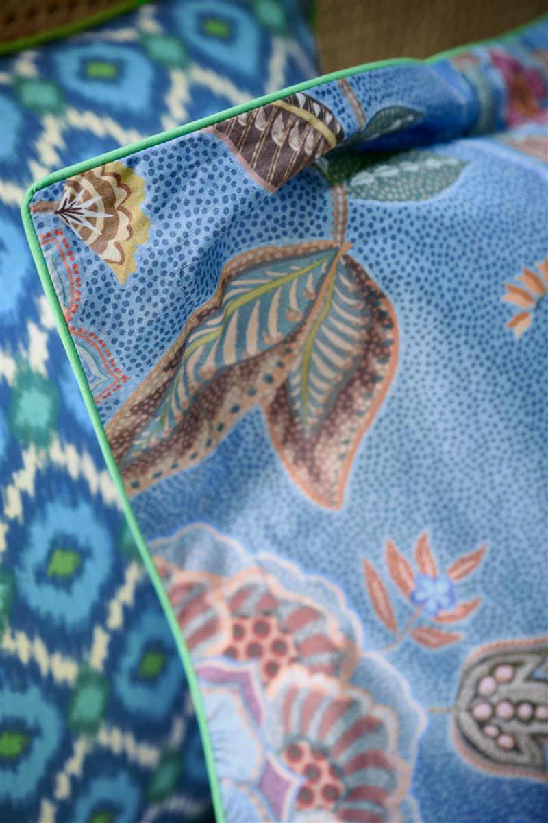 Pip Studio Matata Square Decorative Cushion - Blue