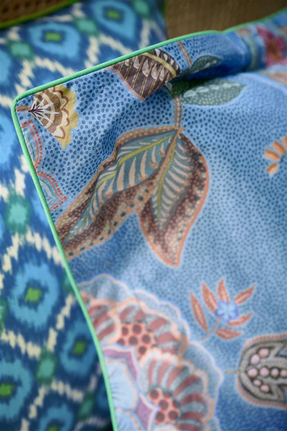 Pip Studio Matata Square Decorative Cushion - Blue