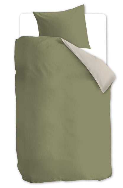 vtwonen Duo duvet cover - Olive green