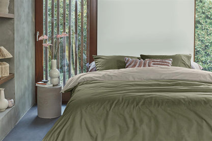vtwonen Duo duvet cover - Olive green