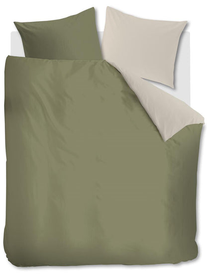 vtwonen Duo duvet cover - Olive green