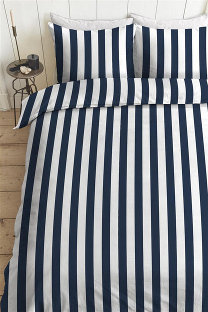 vtwonen Vertical Stripe duvet cover - Navy blue