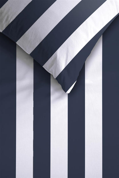 vtwonen Vertical Stripe duvet cover - Navy blue