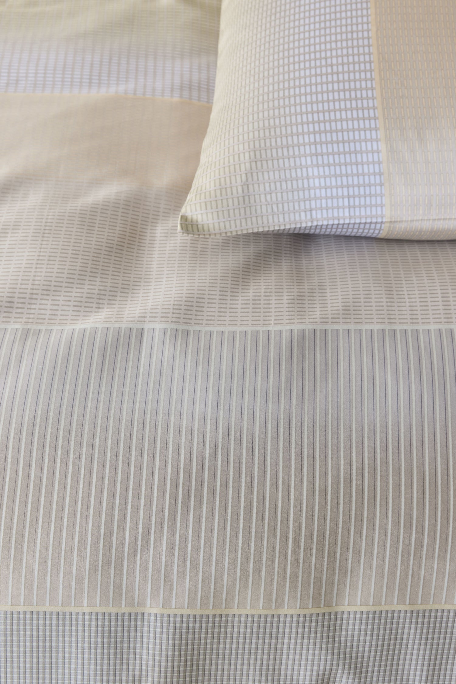 Abstract Dekbedovertrek - Naturel