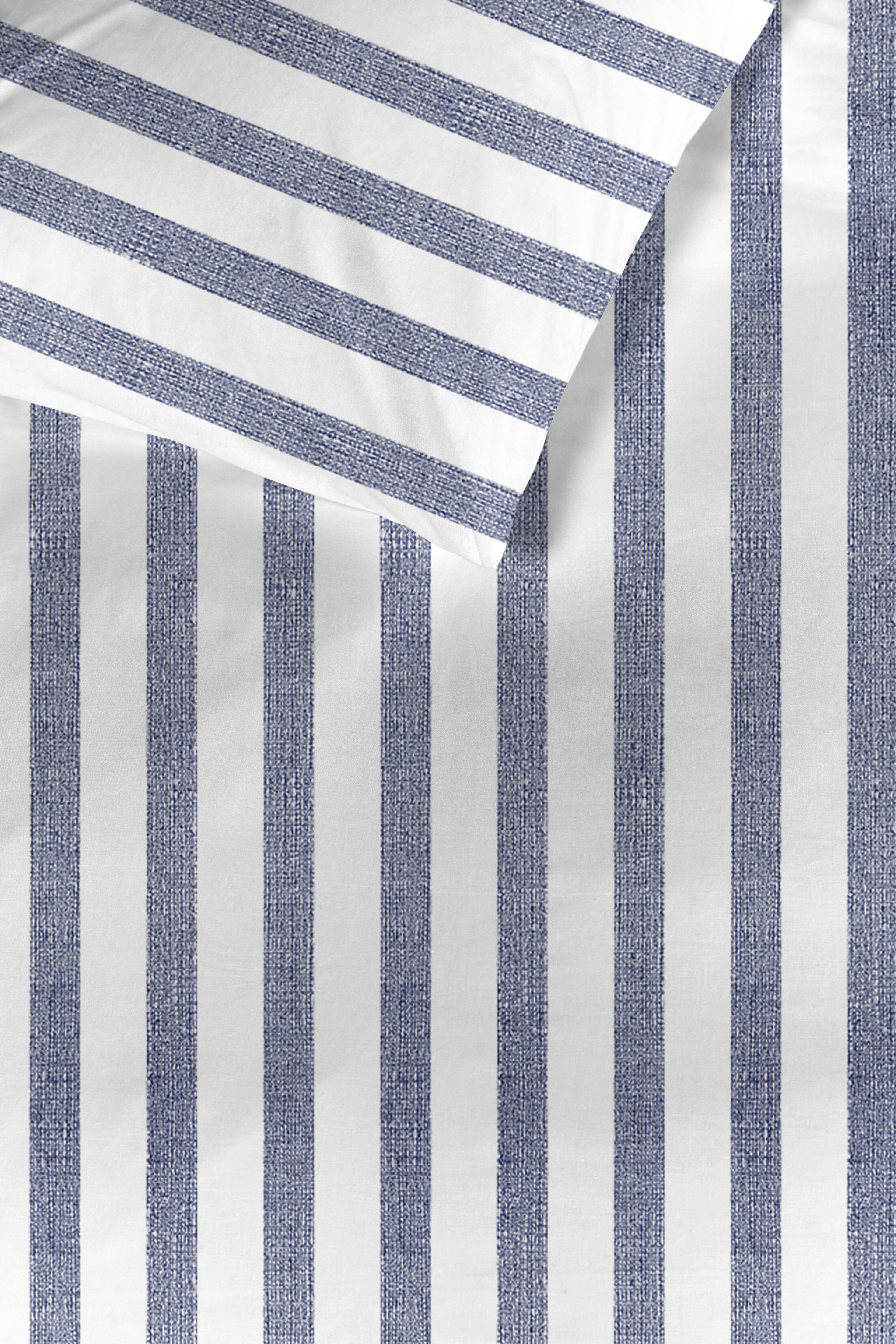 Ally Duvet Cover - Indigo Blue