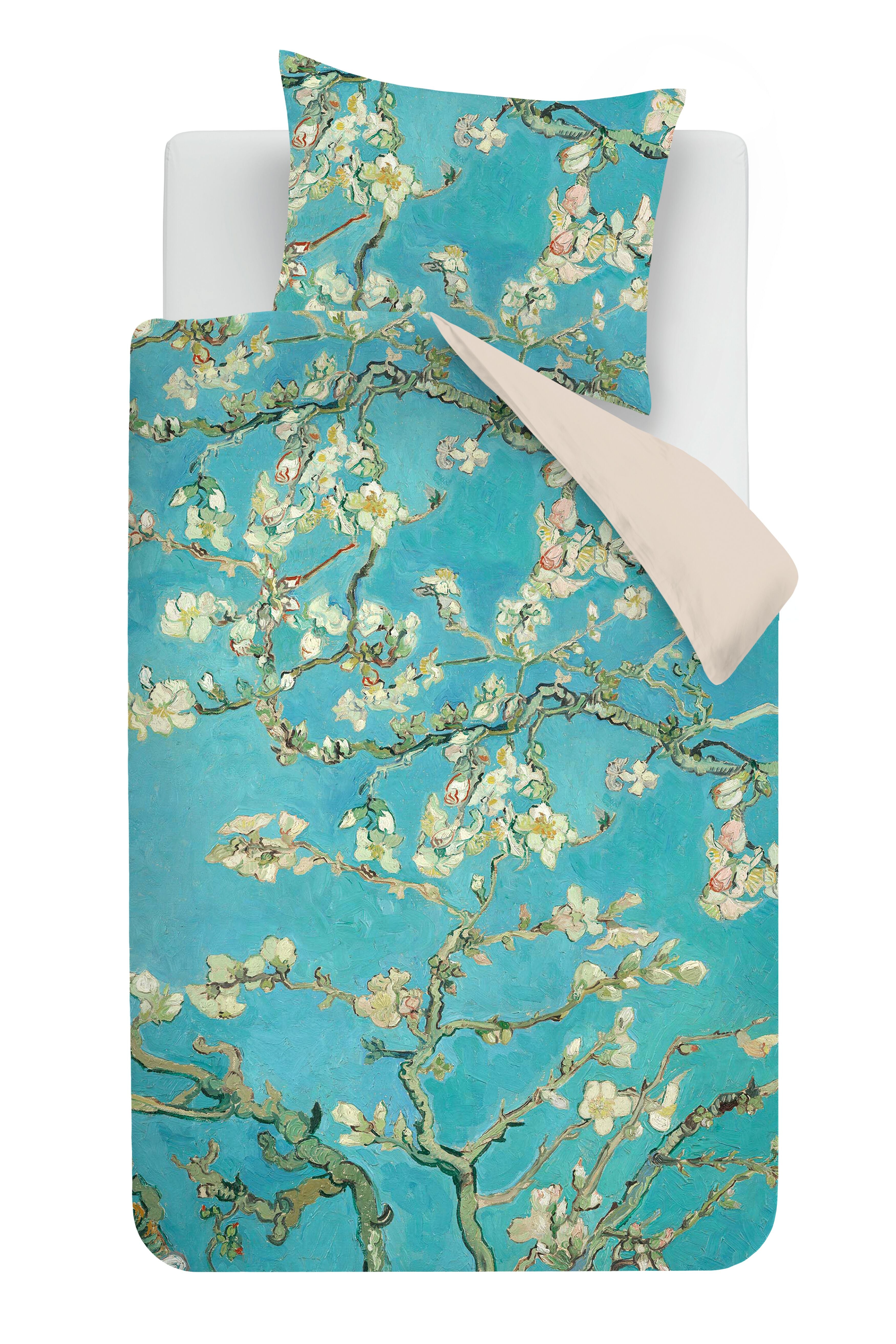 Almond Blossom De Velours Dekbedovertrek - Blauw