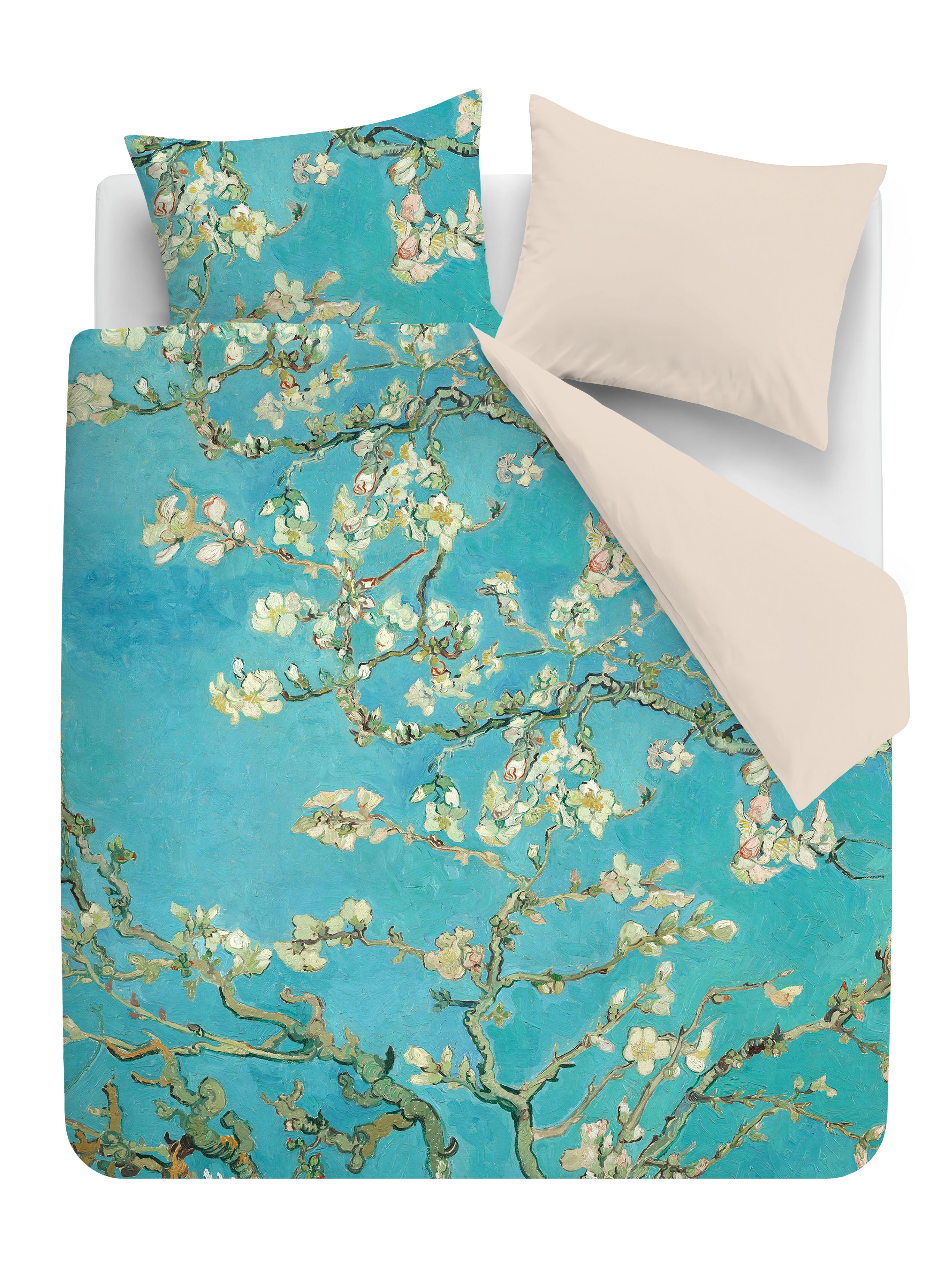 Almond Blossom De Velours Dekbedovertrek - Blauw