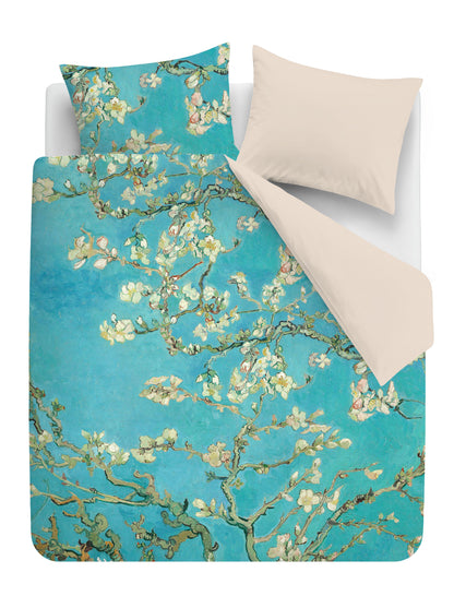 Almond Blossom De Velours Dekbedovertrek - Blauw