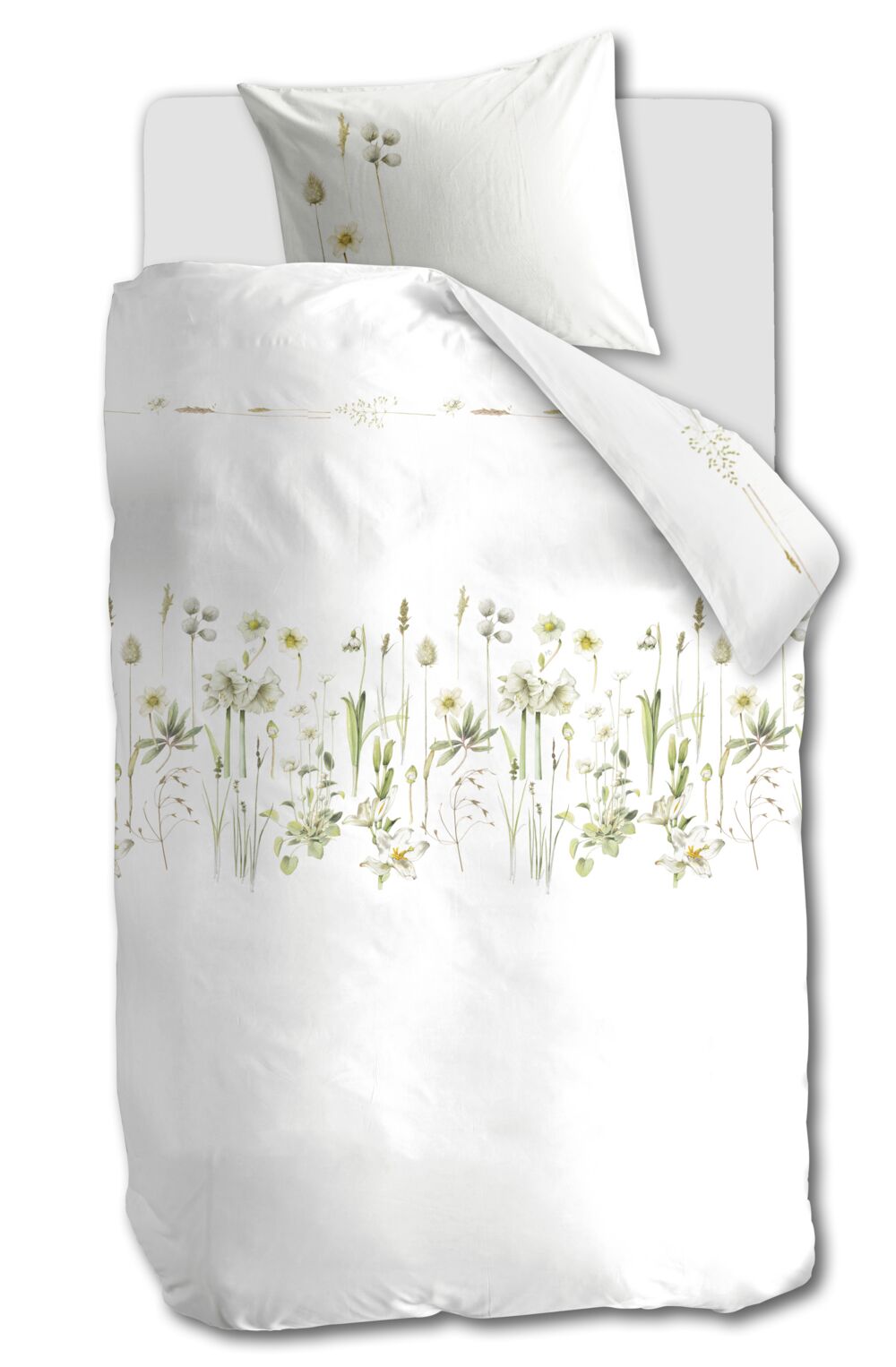 Amaryllis Duvet Cover - White