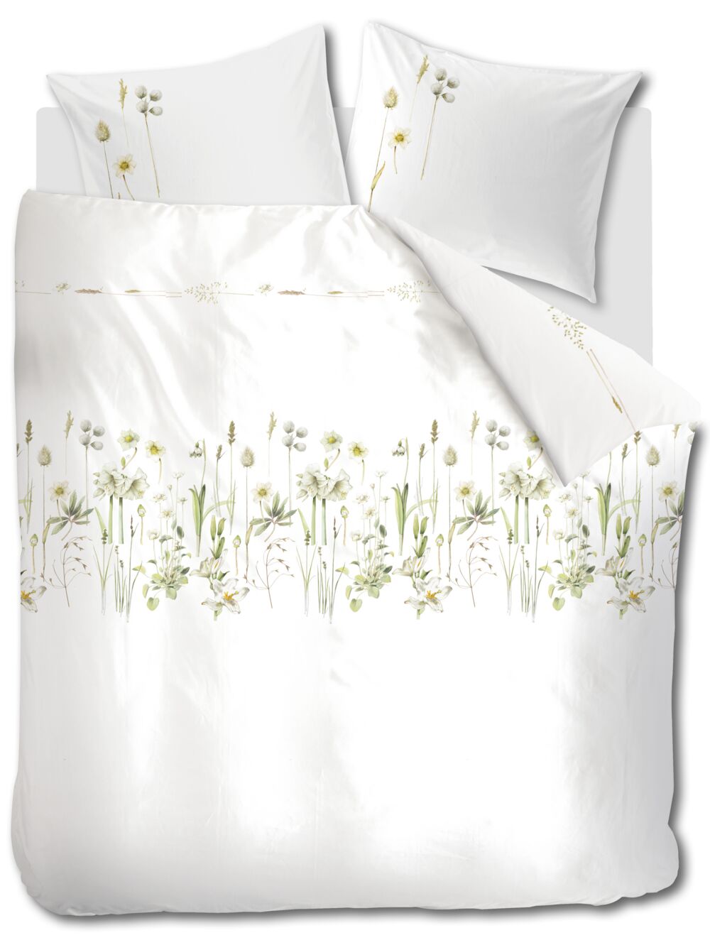 Amaryllis Duvet Cover - White