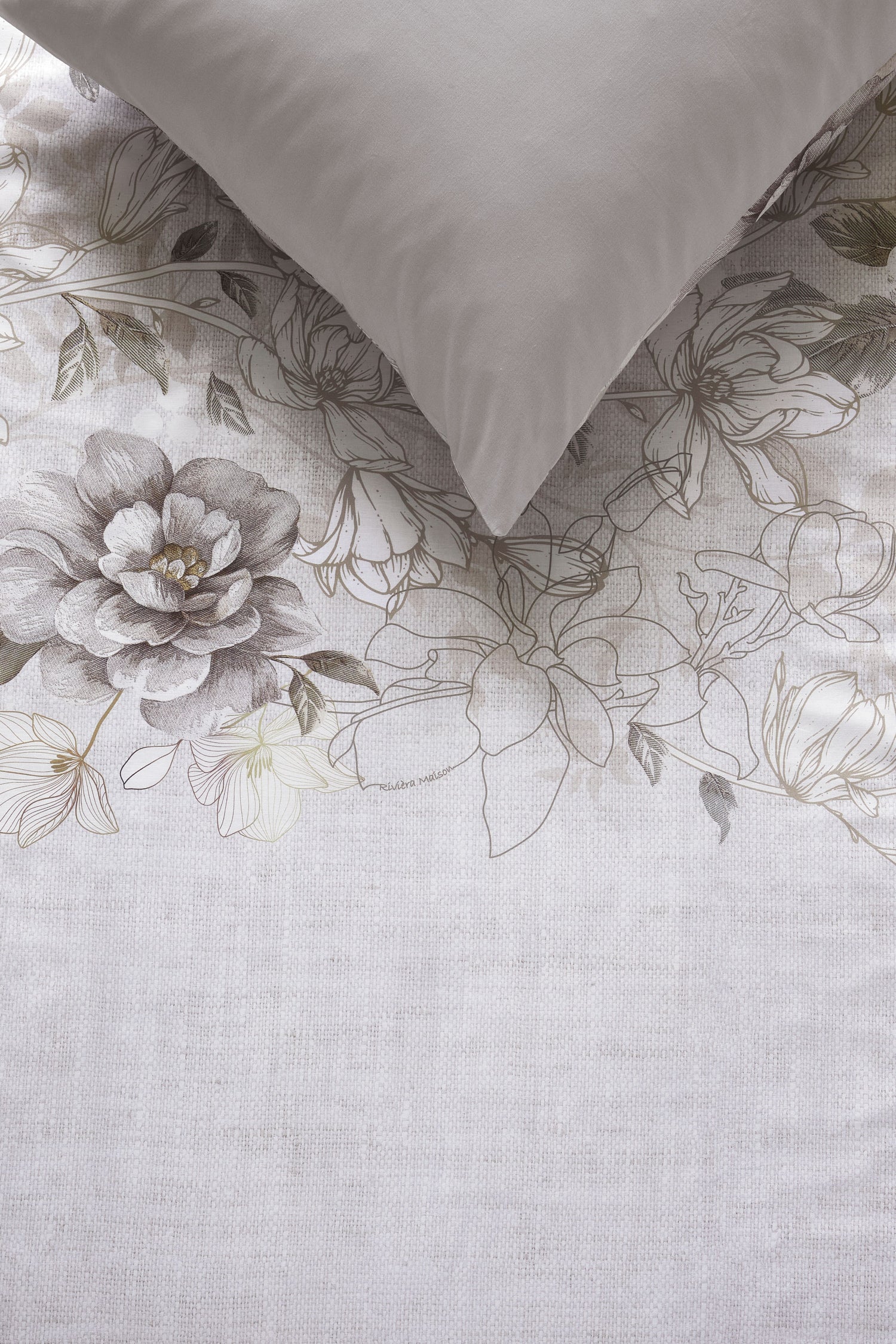 Rivièra Maison Bernice Dekbedovertrek - Naturel