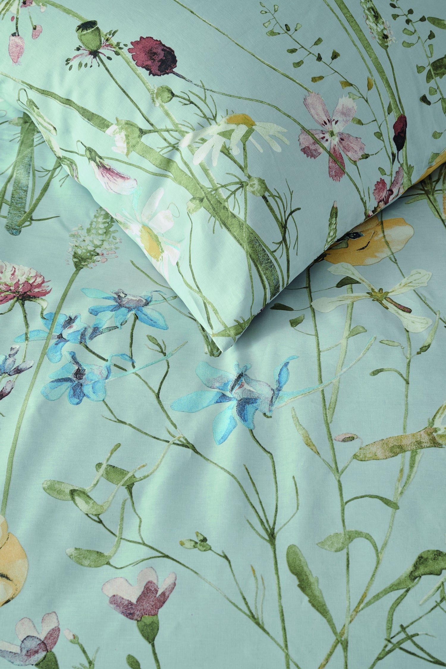 Ariadne at Home Bloom Dekbedovertrek - Blauw