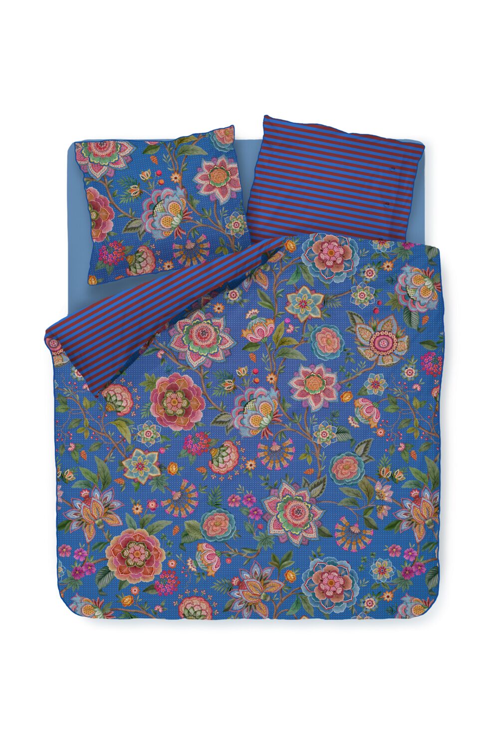 Bombay Bold Dekbedovertrek - Donkerblauw