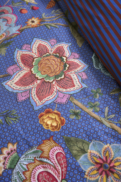 Bombay Bold Dekbedovertrek - Donkerblauw