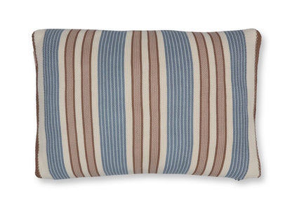 Pip Studio Bonsoir Combistripe Decorative Cushion - Blue