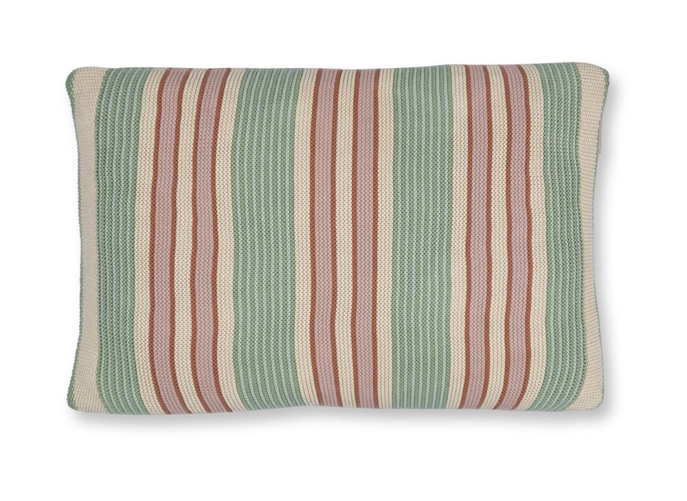 Pip Studio Bonsoir Combistripe Decoratiekussen - Groen