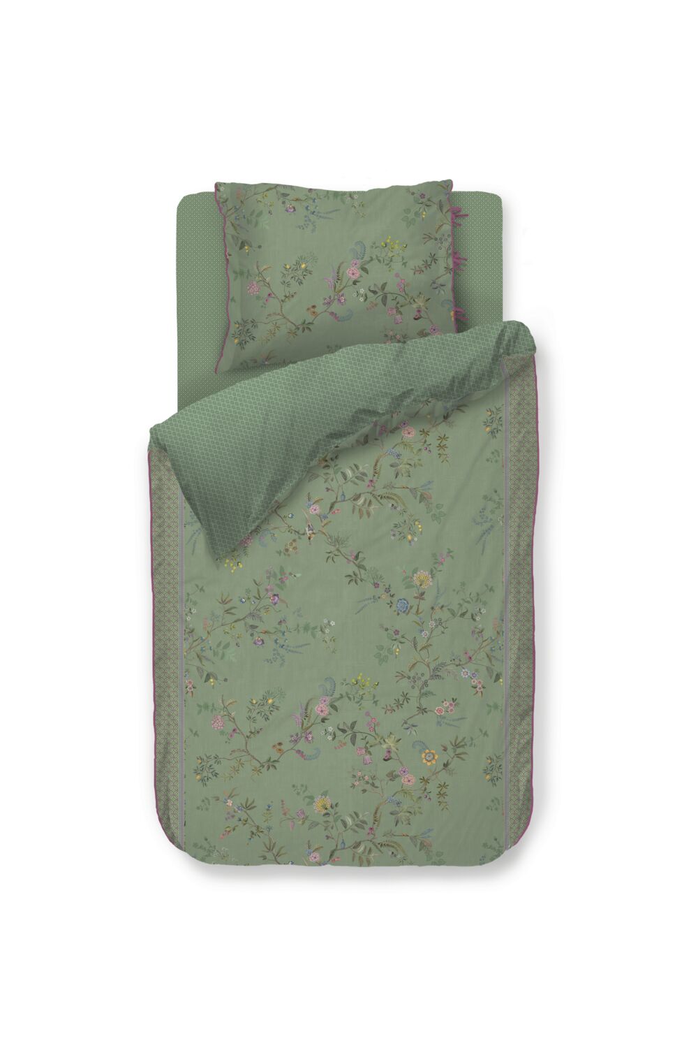 Bustani Duvet Cover - Green