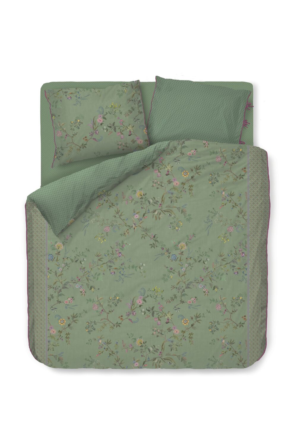 Bustani Duvet Cover - Green