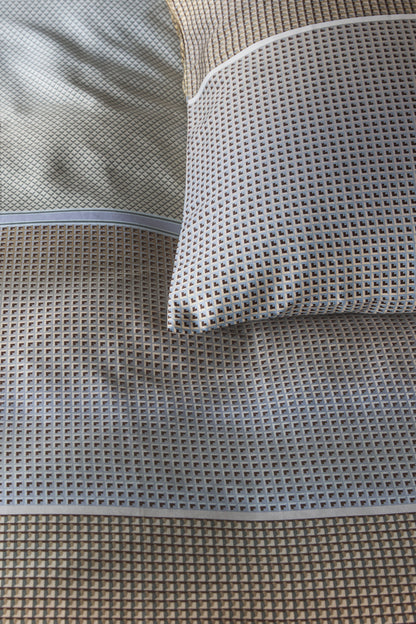 Charlottesville Duvet Cover - Blue-Grey