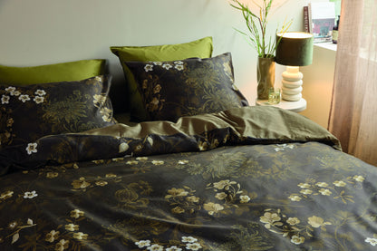 Beddinghouse Darcy Dekbedovertrek - Olive Green