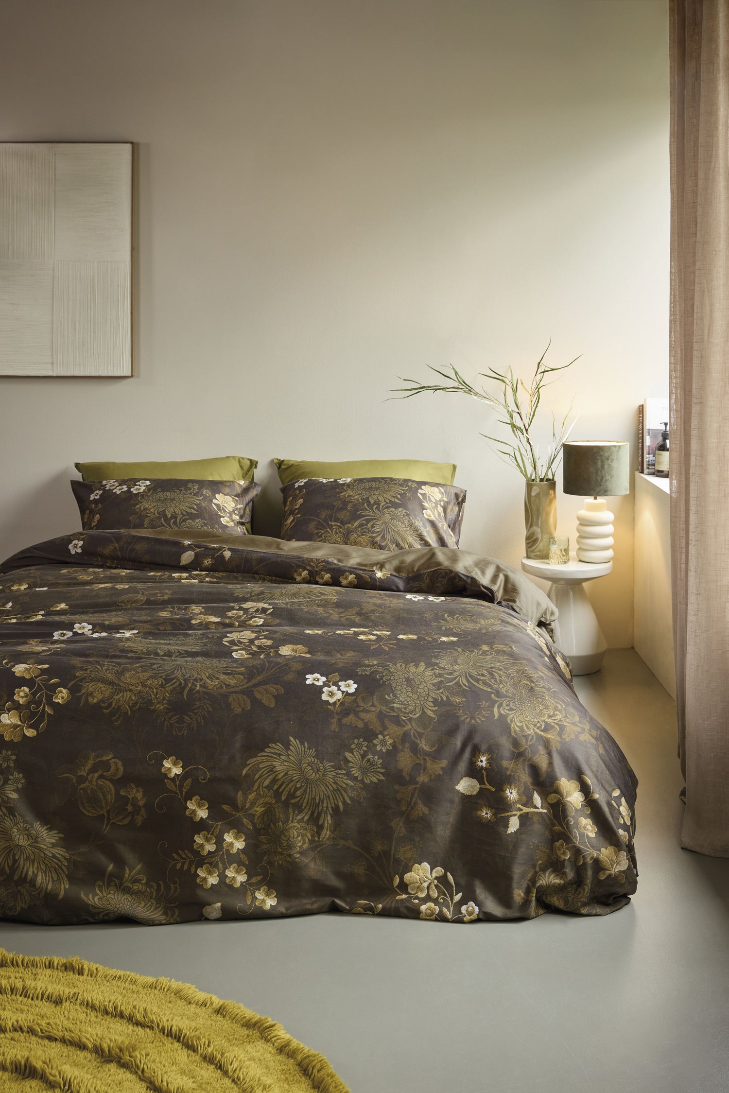 Beddinghouse Darcy Dekbedovertrek - Olive Green