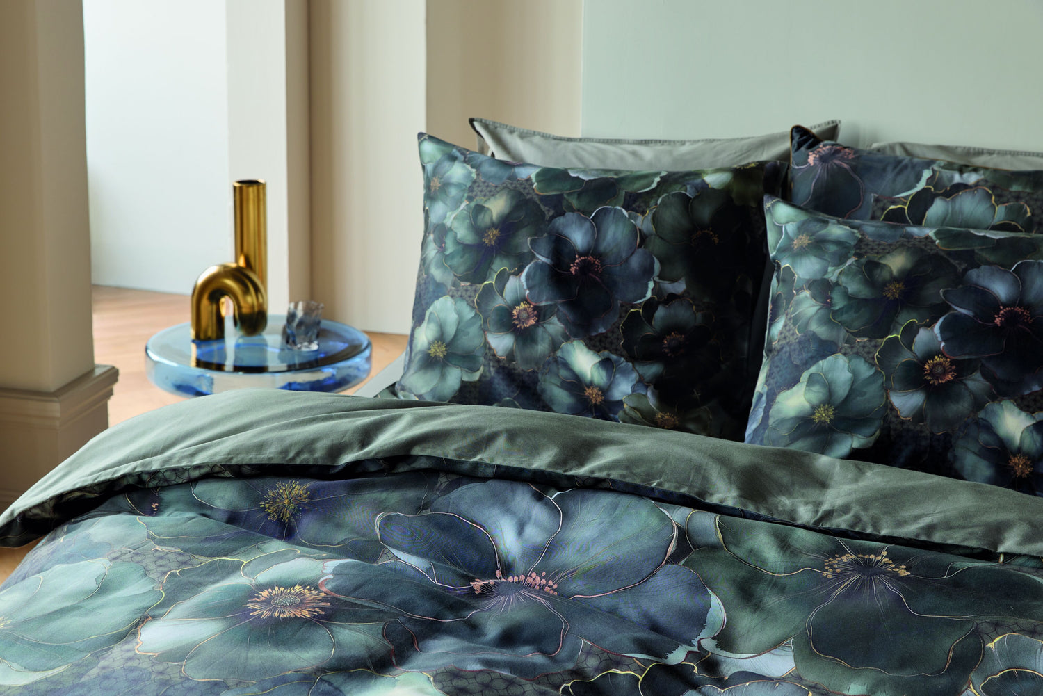 Kardol by Beddinghouse decorum Dekbedovertrek - Grey Green