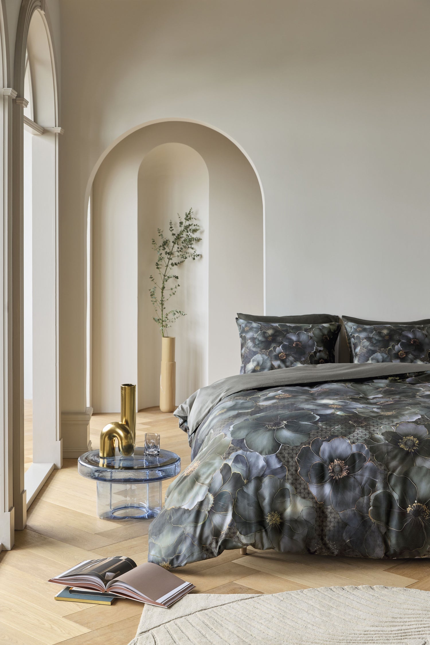 Decorum Dekbedovertrek - Grijs Groen