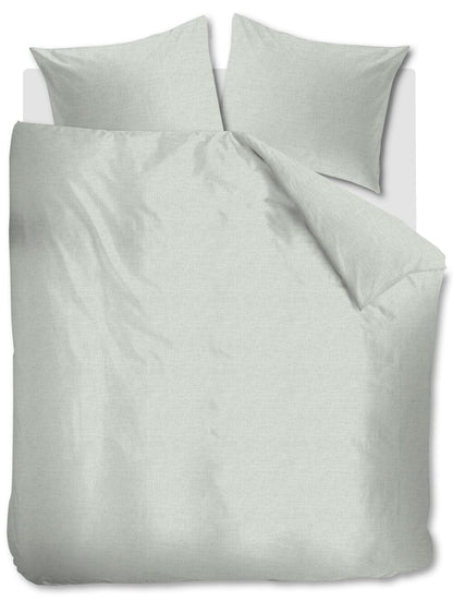 Edo Duvet Cover - Soft Green