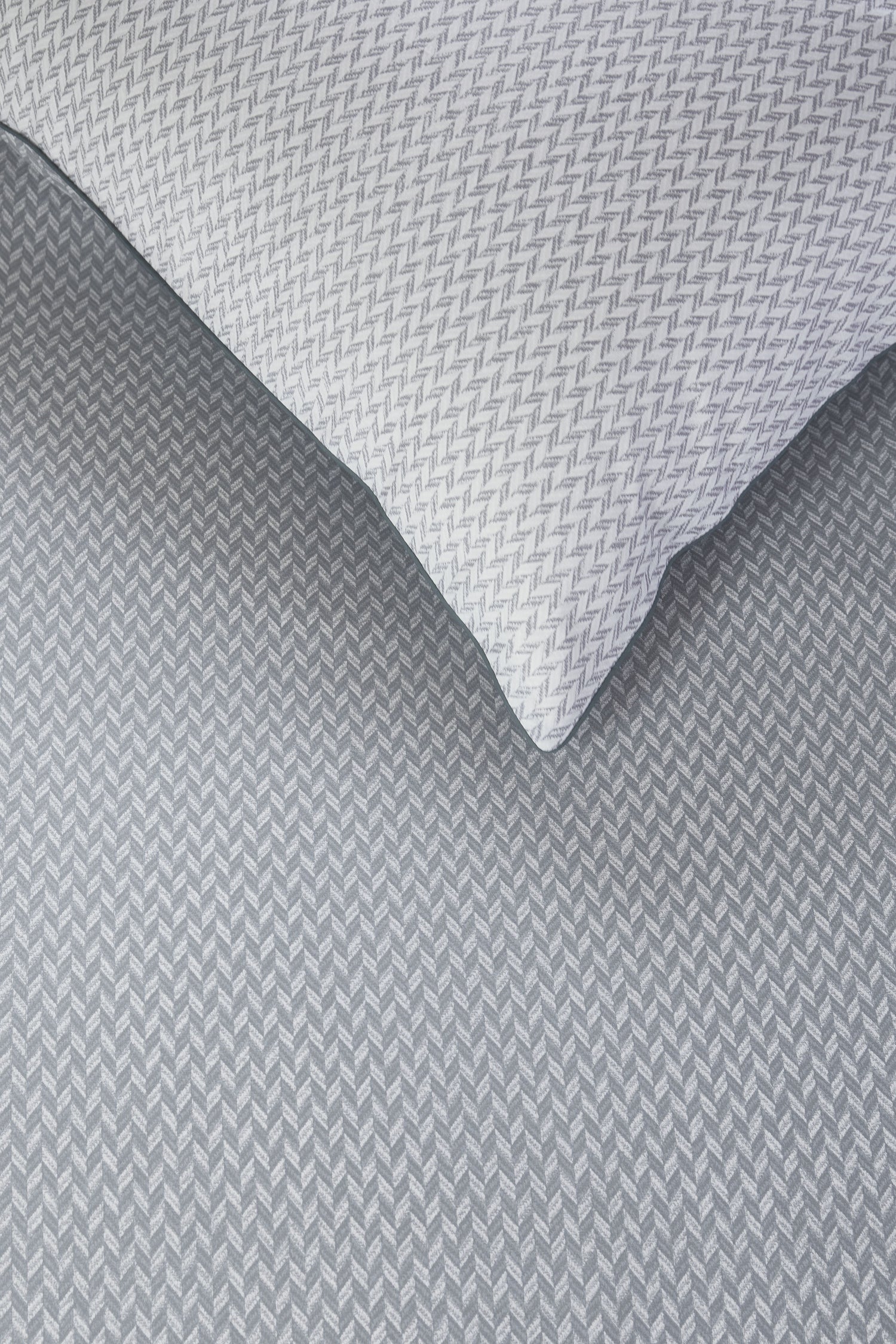 Emery Duvet Cover - Blue-Grey