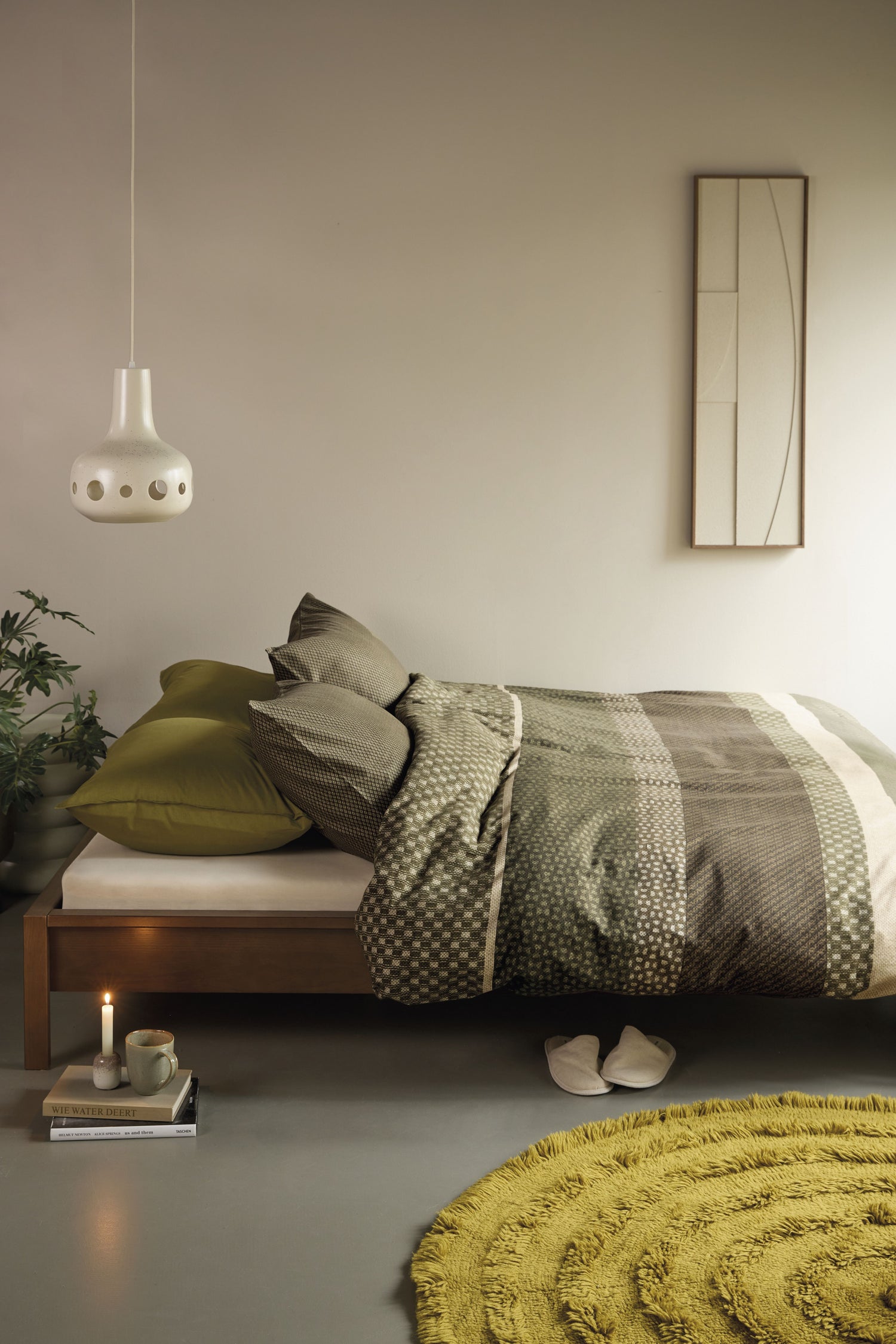 Beddinghouse Fera Dekbedovertrek - Groen