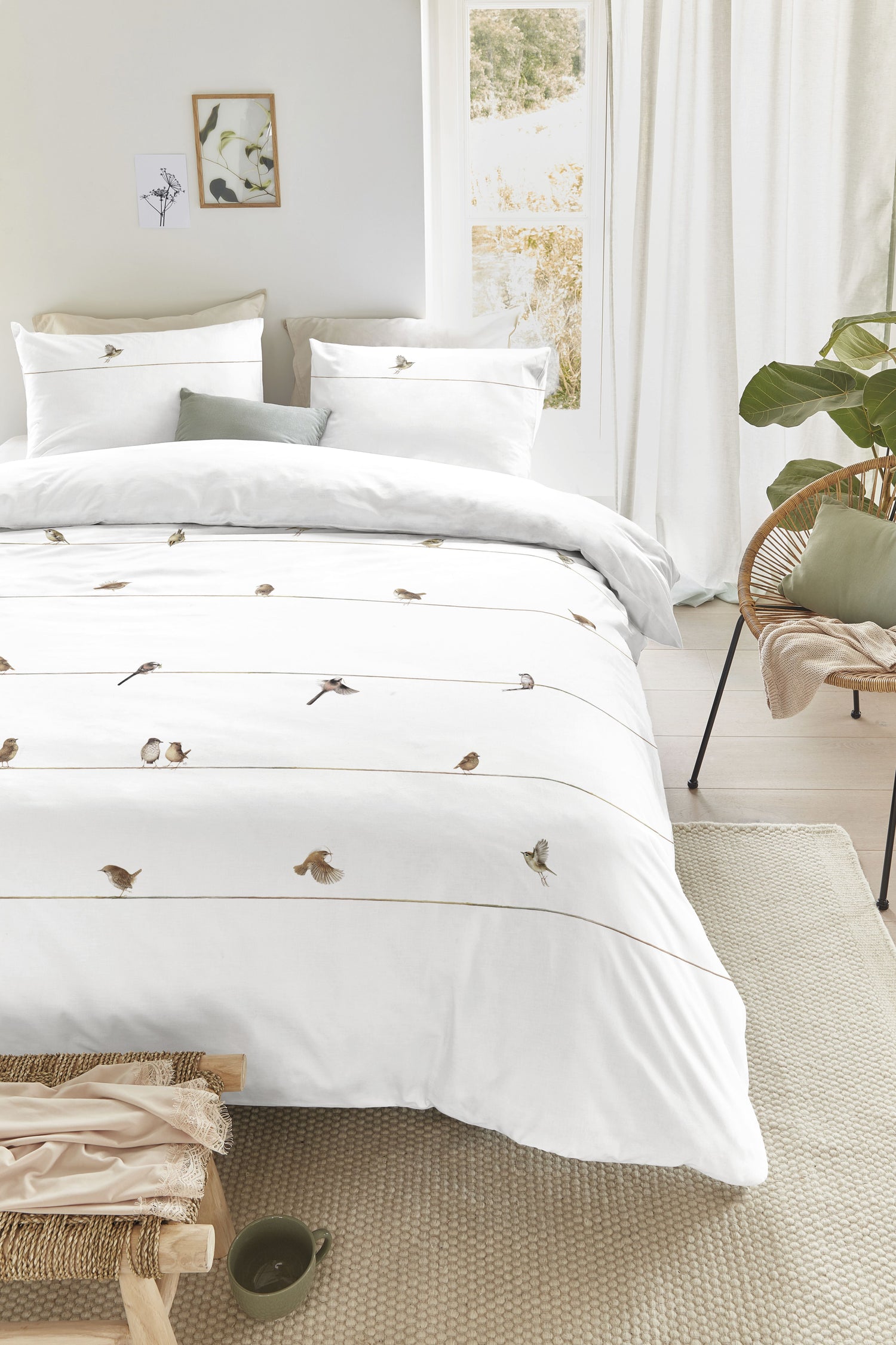 Marjolein Bastin gathering Dekbedovertrek - Naturel