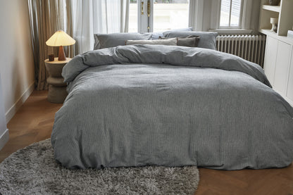 Ivan Duvet Cover - Black