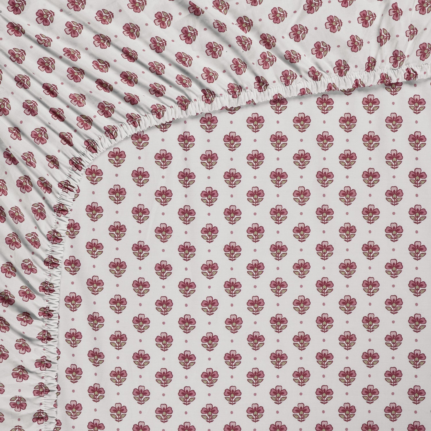 Pip Studio Hoeslaken - katoen - Licht roze