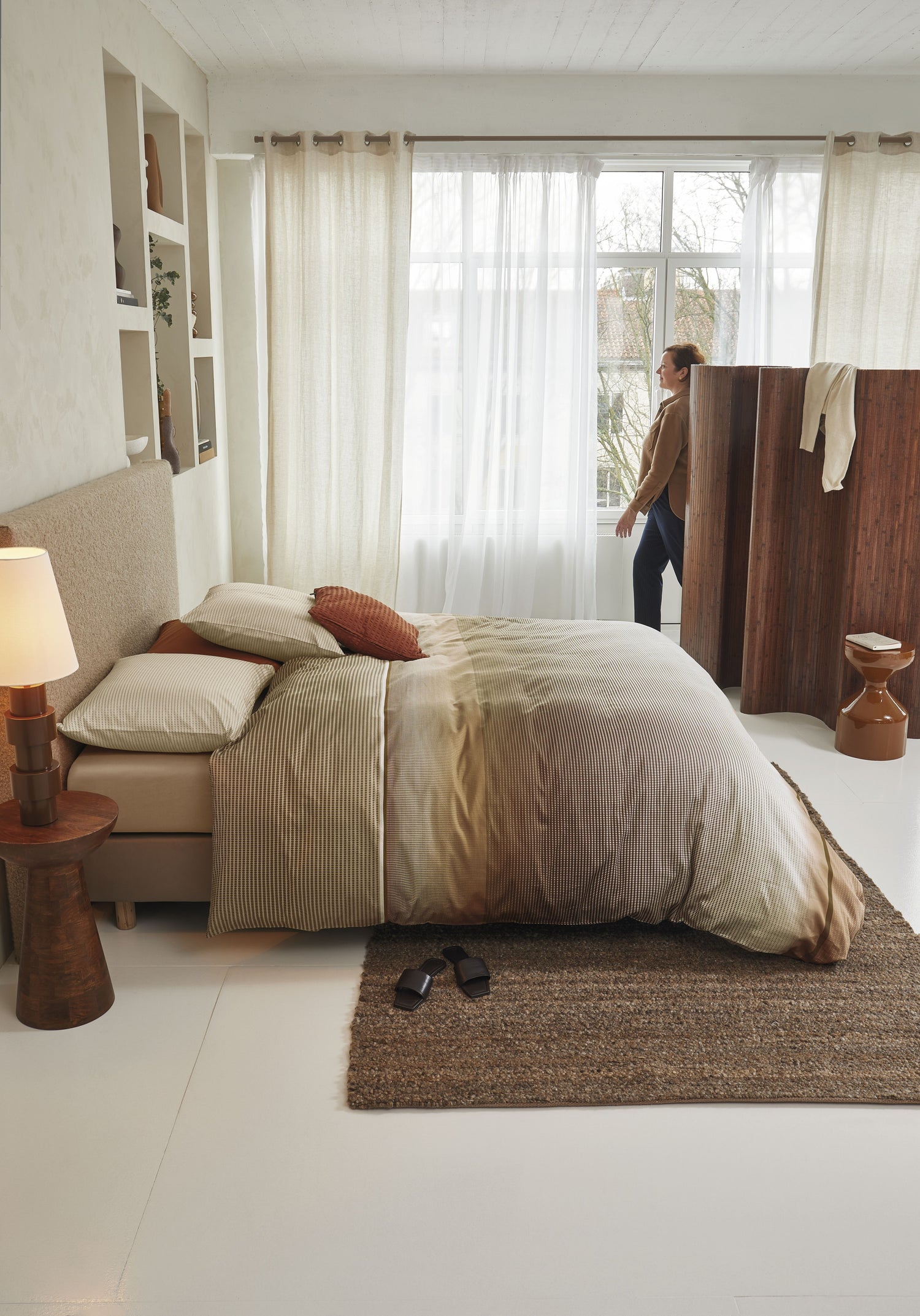 Beddinghouse Jenn Dekbedovertrek - Naturel