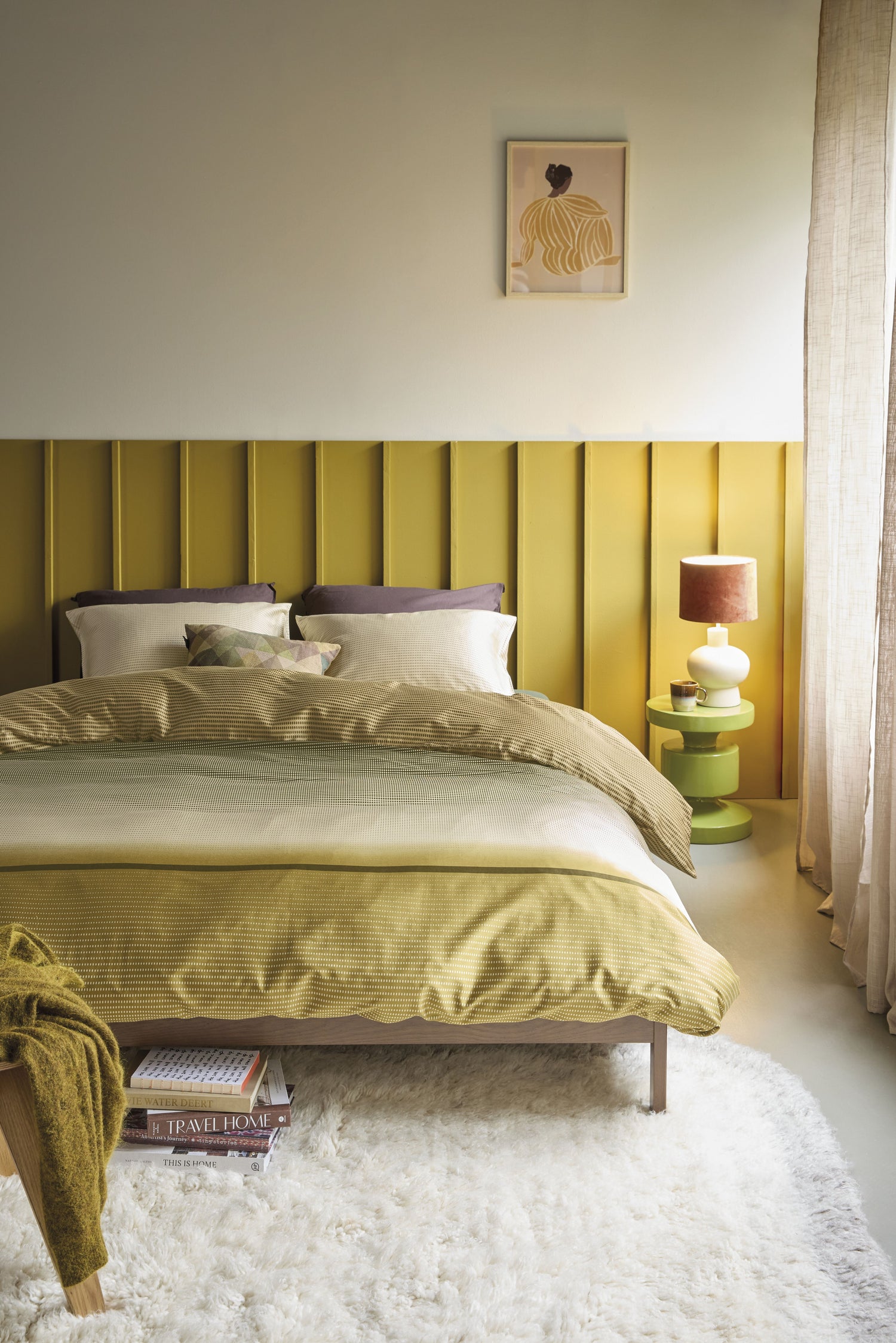 Beddinghouse Jenn Dekbedovertrek - Groen