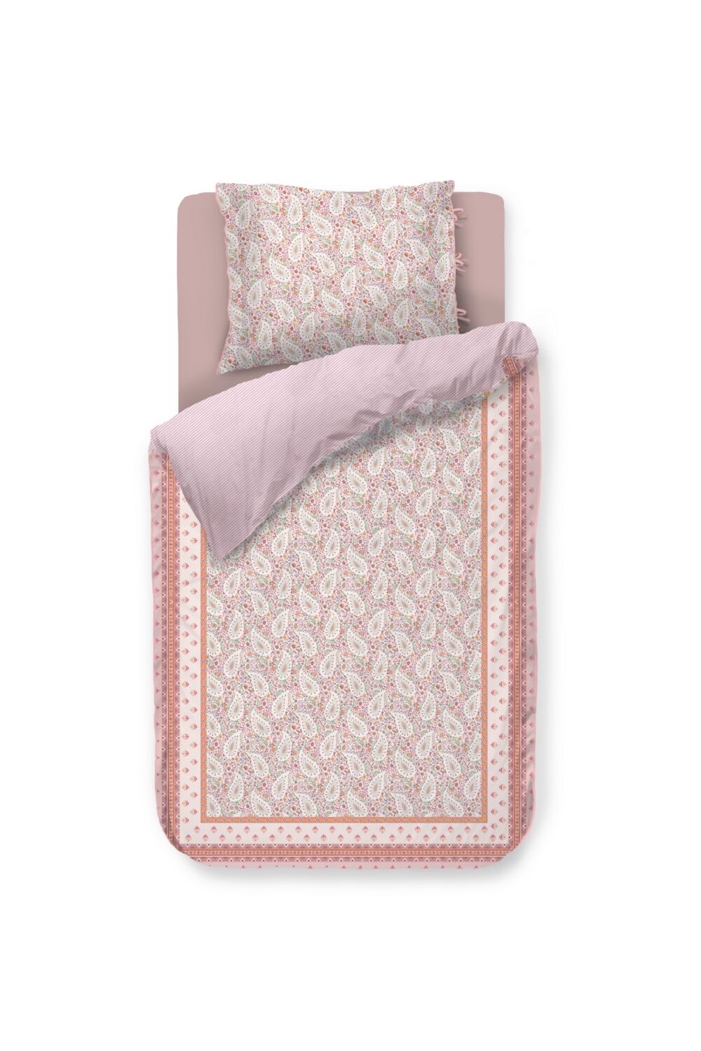 Kairi Bloom Duvet Cover - Light pink