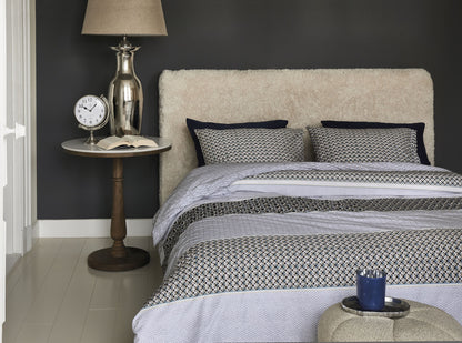 Lawrence Duvet Cover - Blue-Grey