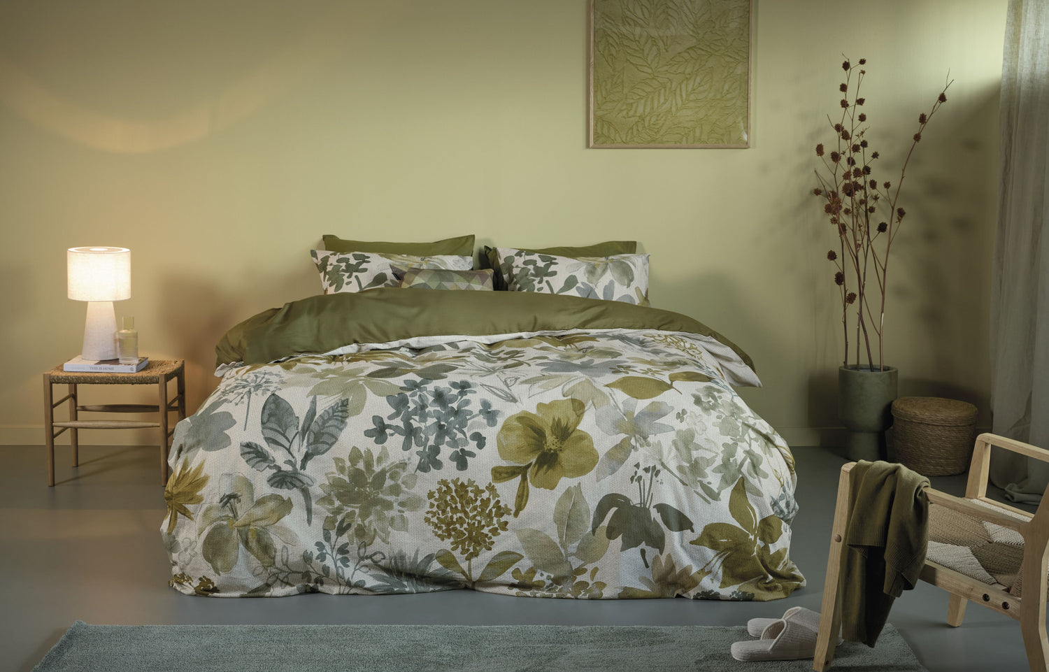 Beddinghouse Lilian Dekbedovertrek - Groen