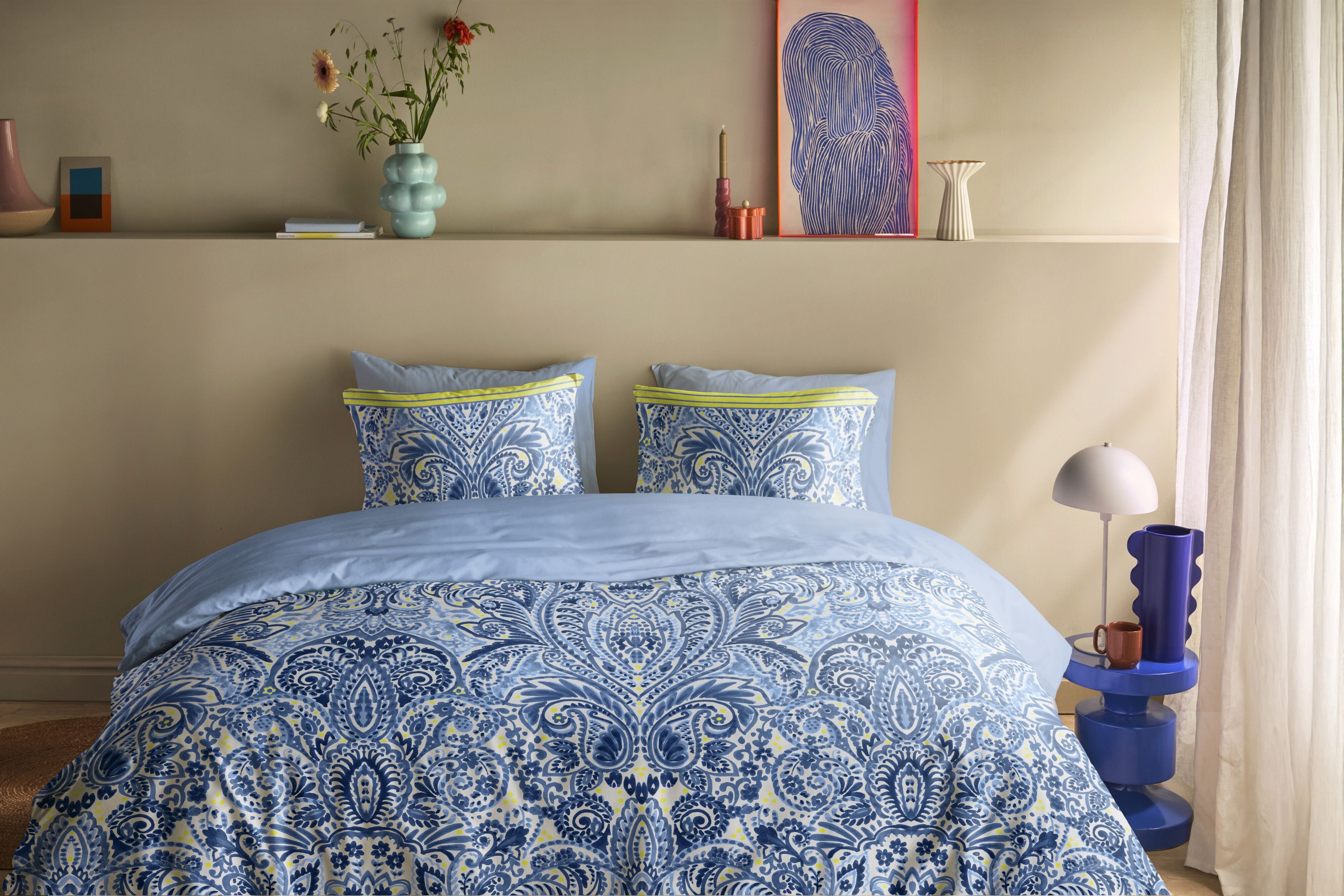 Linzi Duvet Cover - Blue