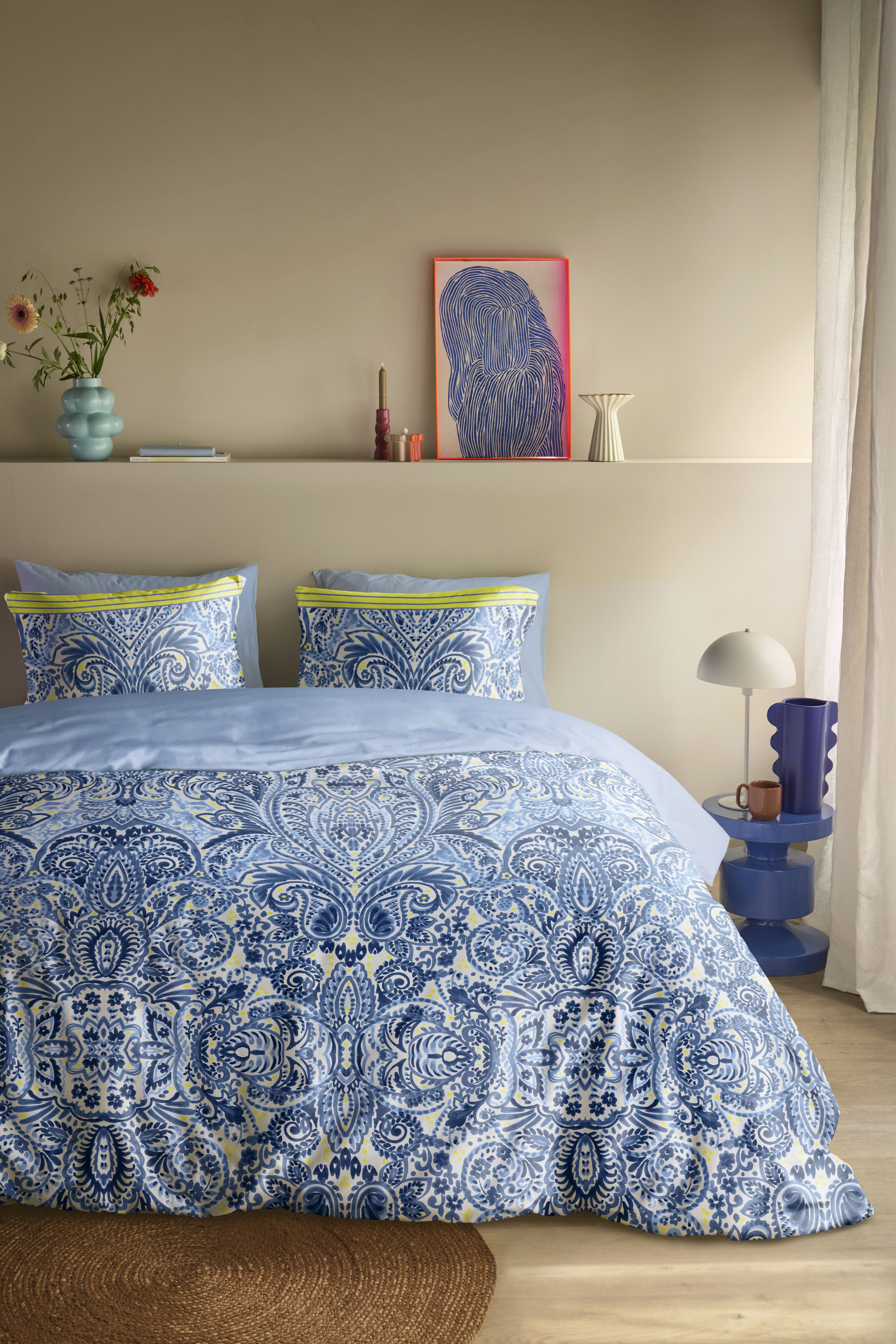 Linzi Duvet Cover - Blue