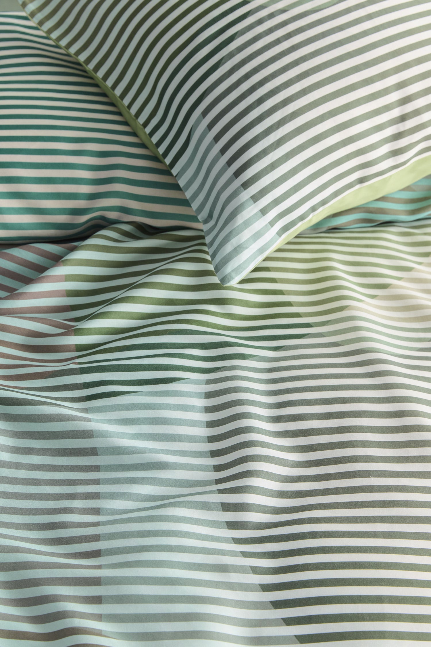 Lombard Street Duvet Cover - Green
