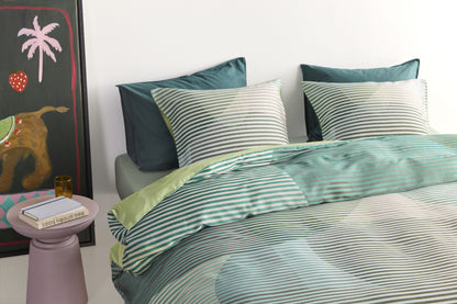 Lombard Street Duvet Cover - Green