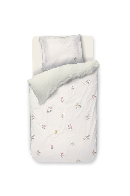 Mughal Flower Duvet Cover - Off-white
