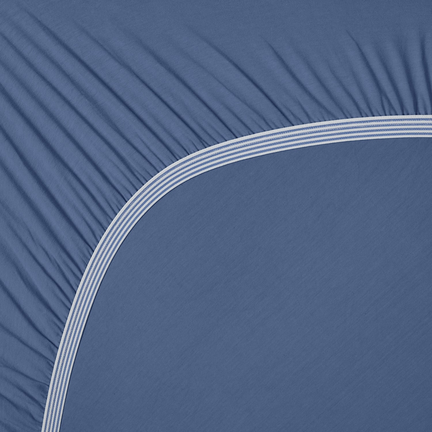Pip Studio Hoeslaken - Jersey Stretch - Blauw