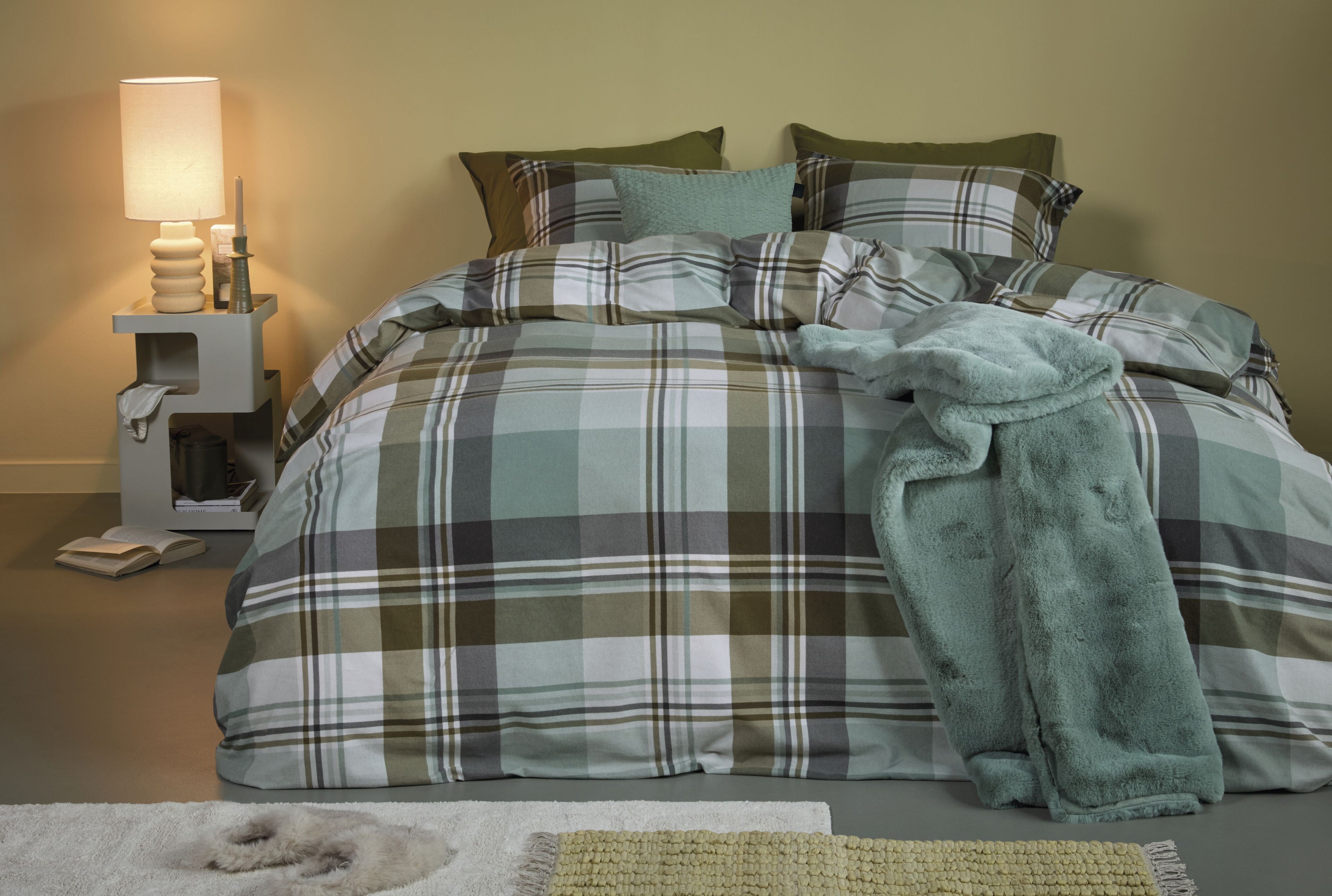 Vernon Duvet Cover - Green