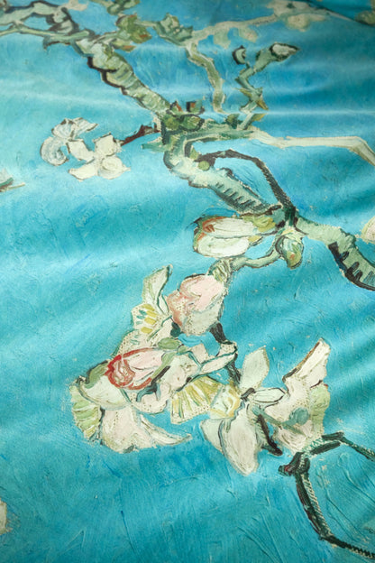 Almond Blossom De Velours Dekbedovertrek - Blauw